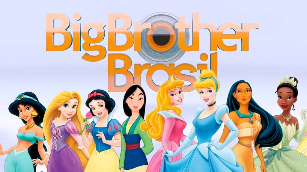 As mulheres do BBB17 retratadas como se fossem princesas Disney