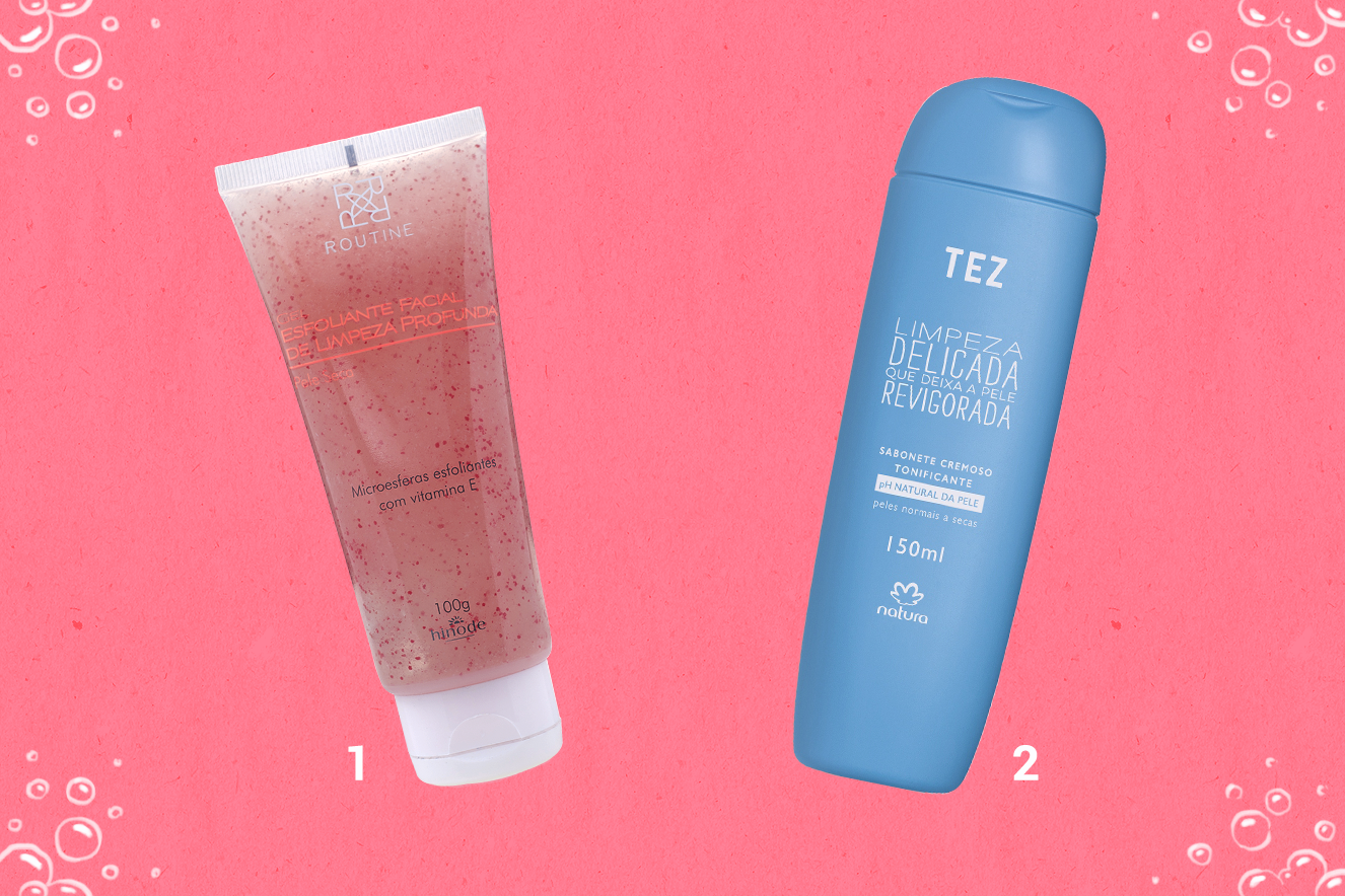 Produtos para limpeza facial