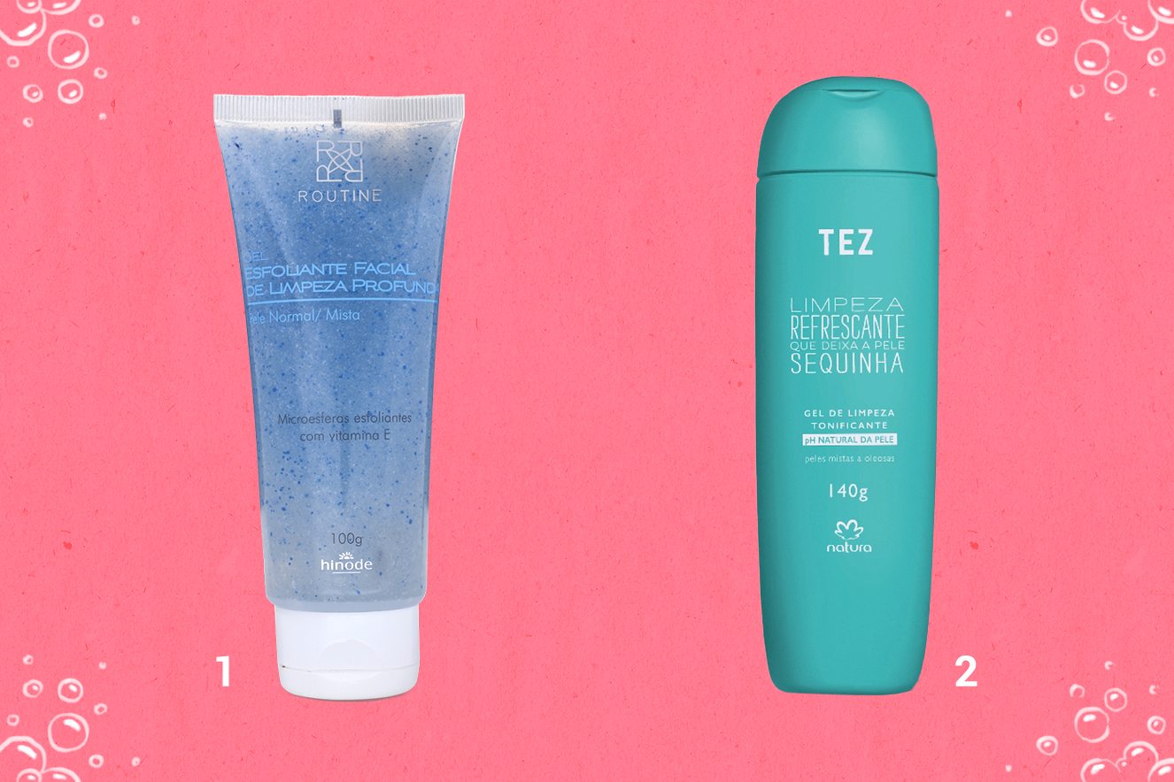 Produtos para limpeza facial