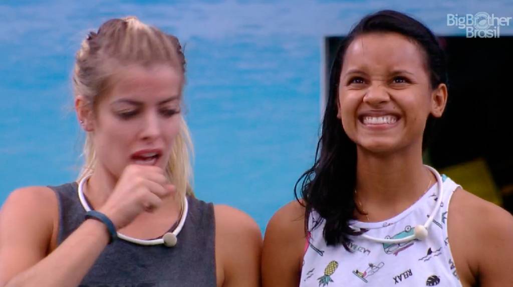 Jaqueline e Gleici vencem a primeira prova do Anjo do BBB18