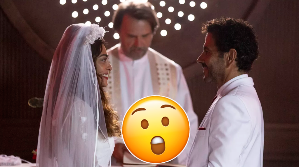 ‘A Dona do Pedaço’ começa com noivo levando tiro no altar