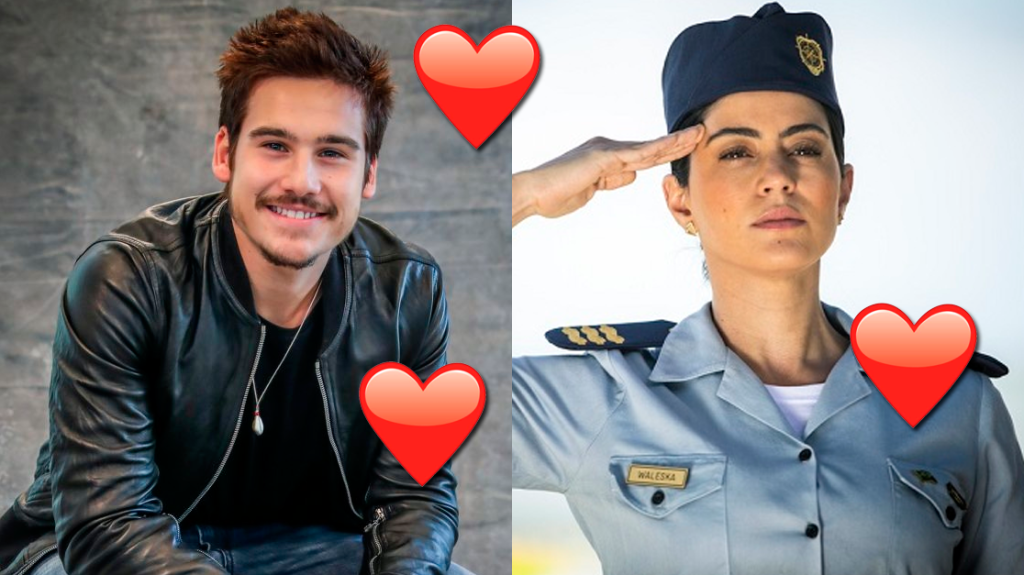 Novo casal no ar? Samuca e Waleska se beijam em ‘O Tempo Não Para’