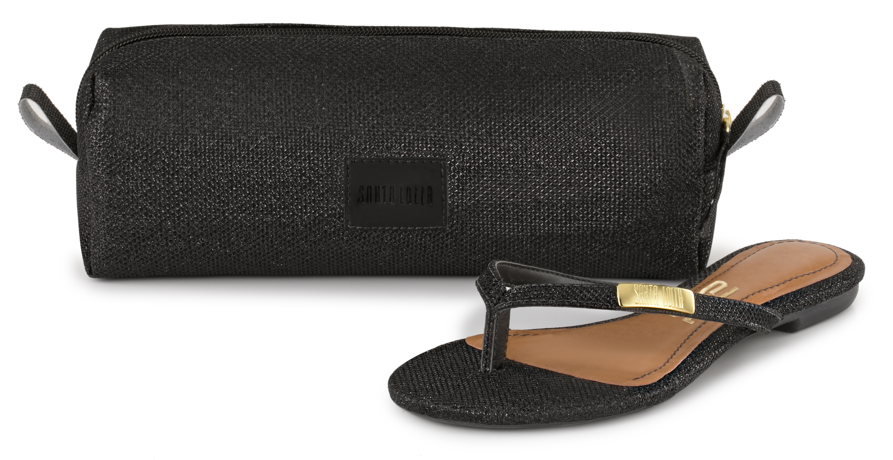 Necessaire e rasteira &ndash; Santa Lolla