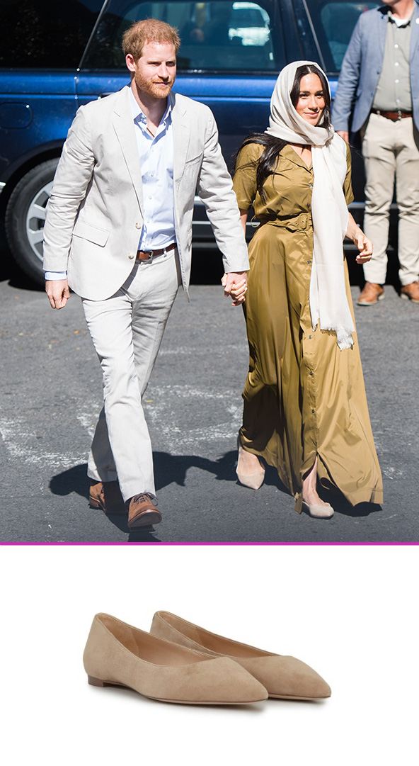 Principe William e Meghan Markle de Rasteirinha