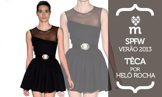 Têca por Helô Rocha no SPFW verão 2013