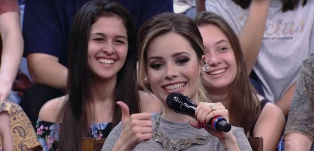 A Laura Muller deixou a Sandy constrangida no “Altas Horas”