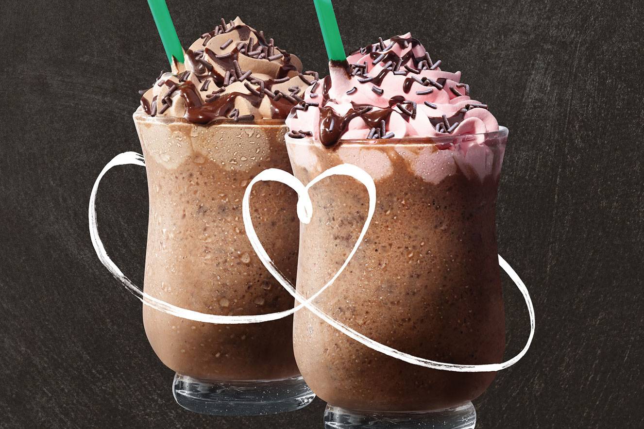 A Starbucks lançou Frappuccinos deliciosos para o Dia Dos Namorados