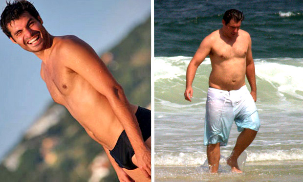 Antes e depois: os famosos que ficaram barrigudos