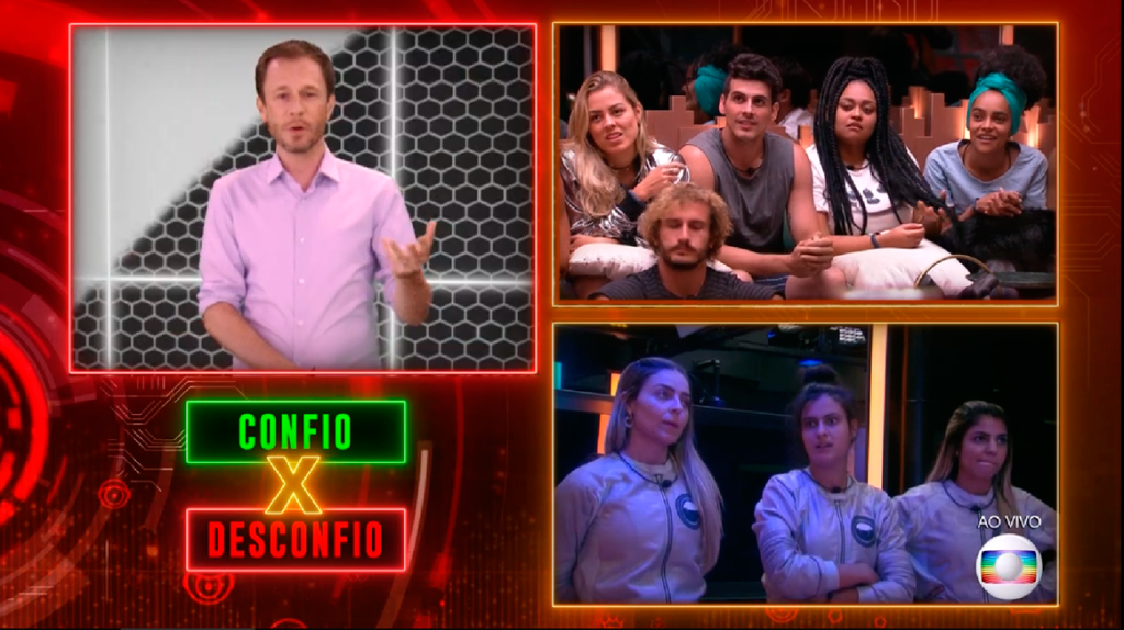 Tiago Leifert tenta semear a discórdia nos participantes do BBB19