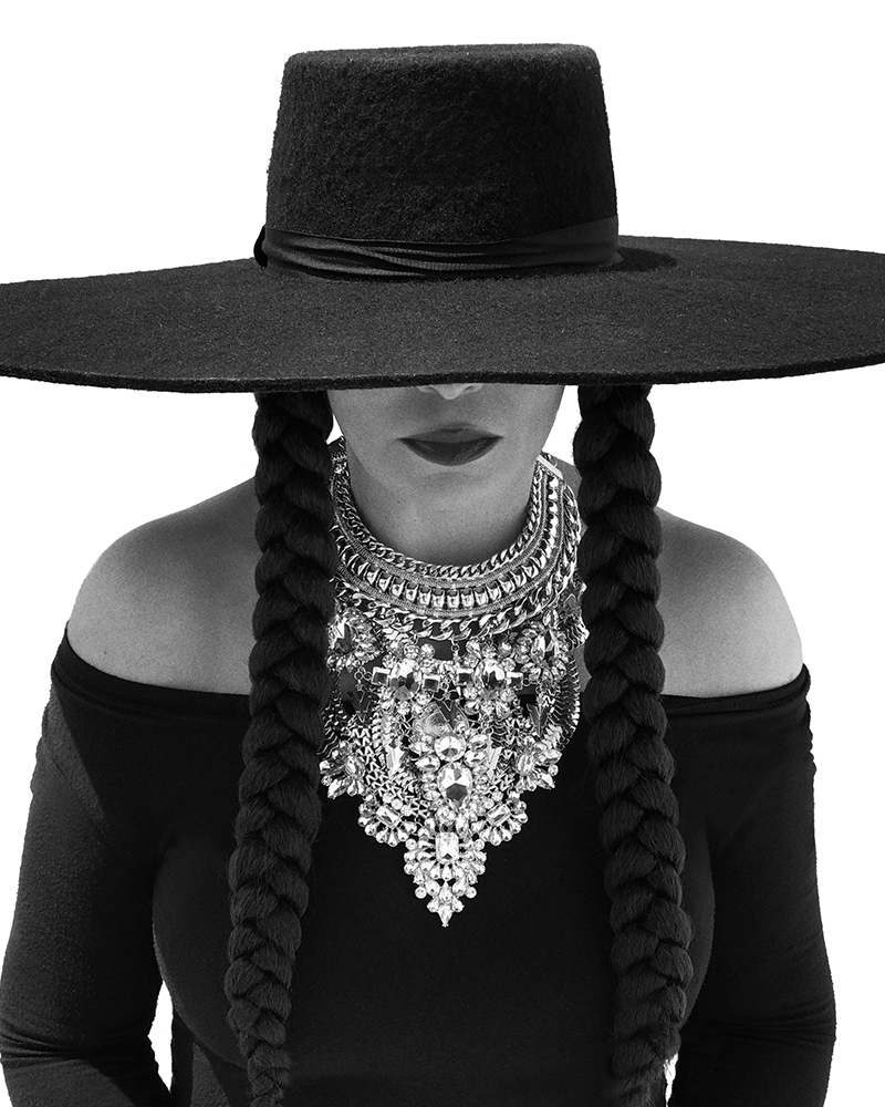 Tina Lawson vestida como Beyoncé