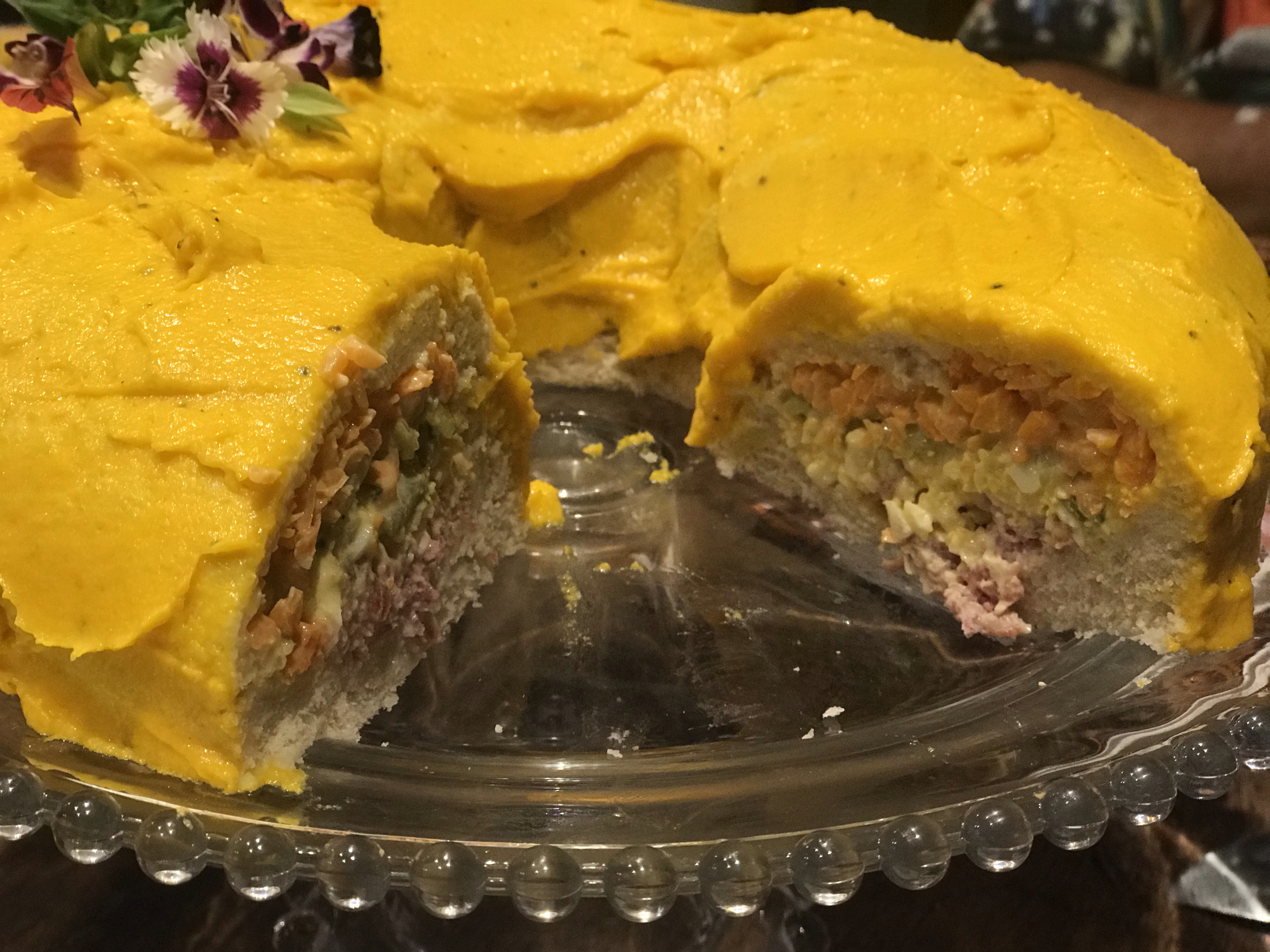 Torta fria com linguiça Blumenau