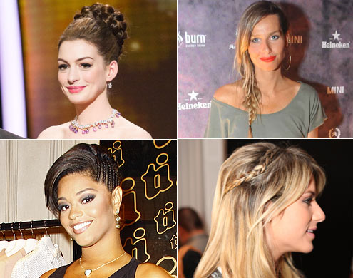 Trança é opção de penteado para dia e noite Trança é opção de penteado para dia e noite