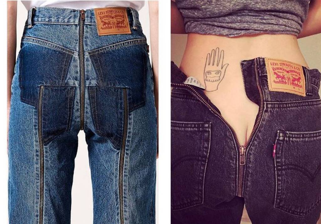 Calça jeans com zíper traseiro é a polêmica novidade da Levi’s