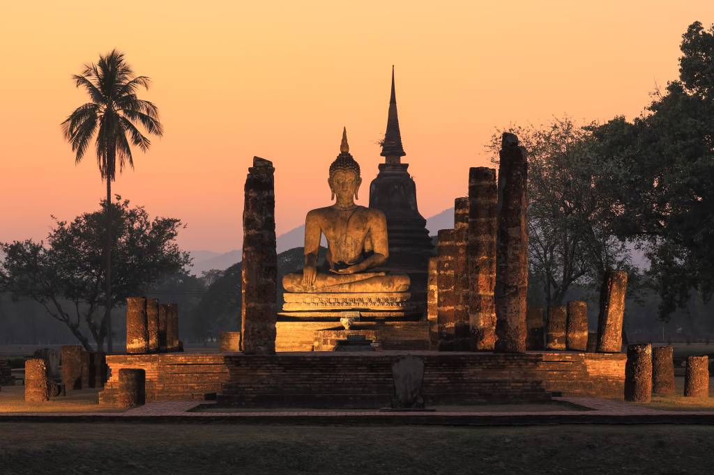 Ancient big buddha image
