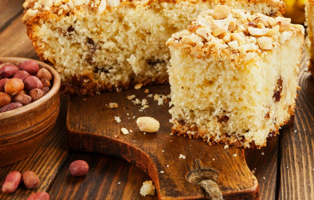 Bolo fácil de amendoim