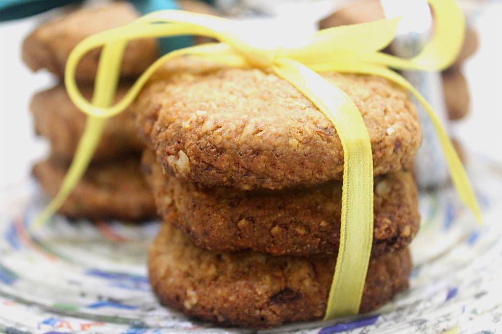 Cookies nutritivos de amendoim