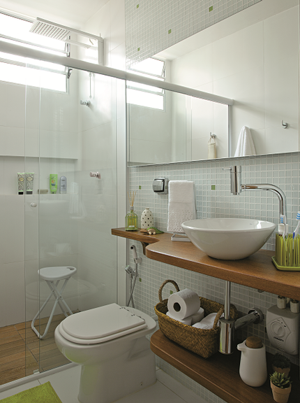 Qual é a altura ideal para a torneira da pia do banheiro?