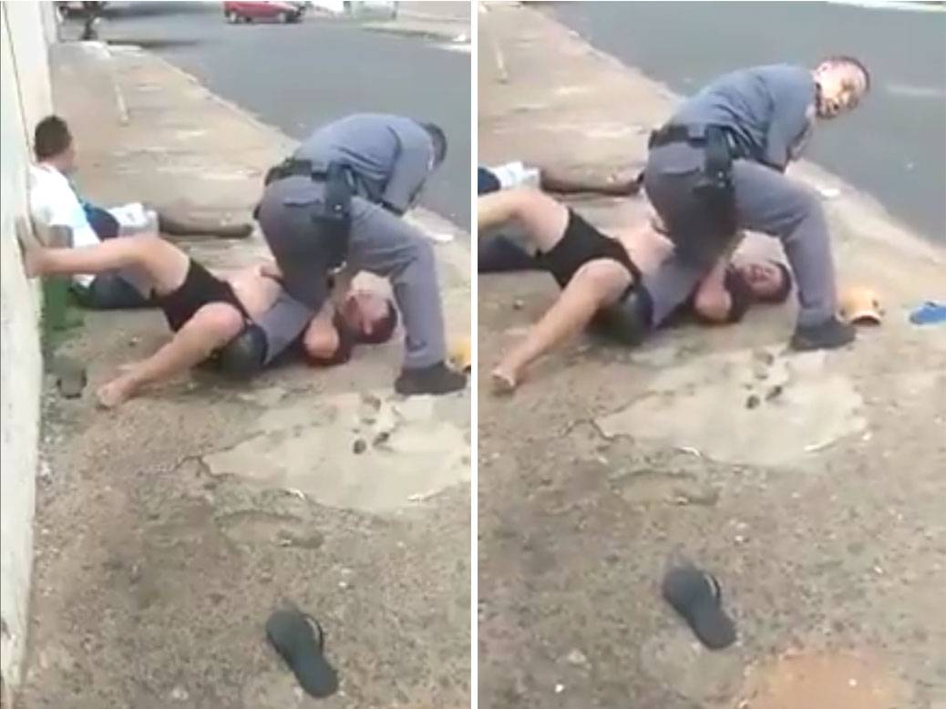 Policial militar que agrediu mulher grávida de cinco meses é afastado