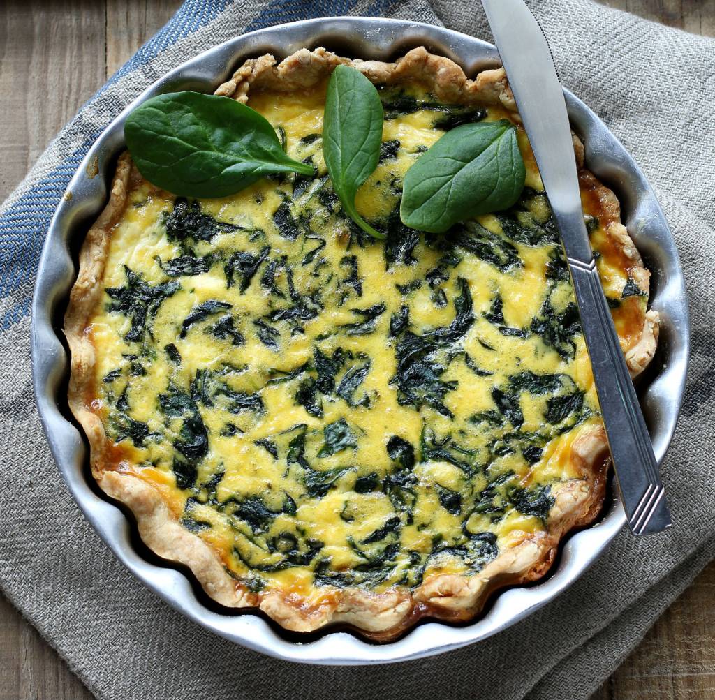 Quiche de espinafre