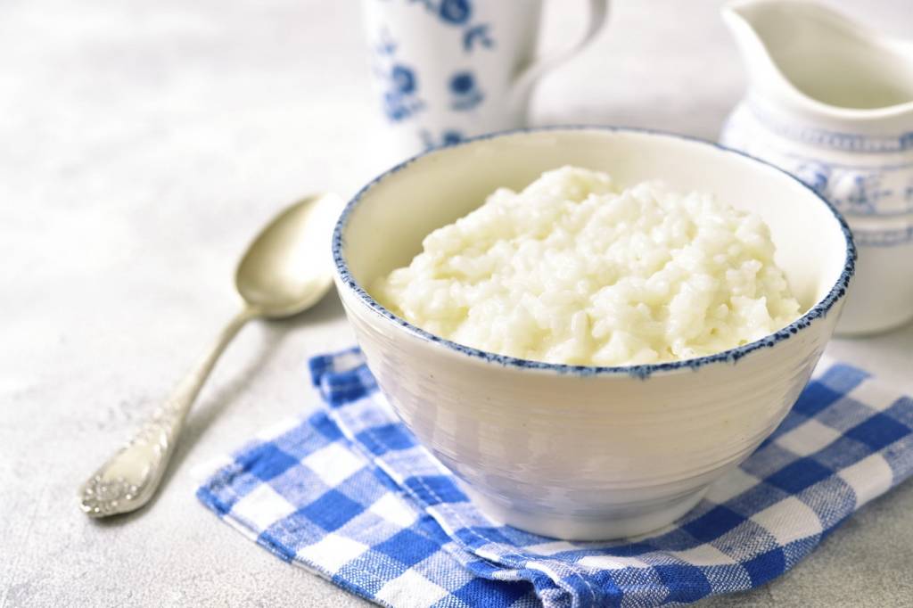Arroz doce vegano
