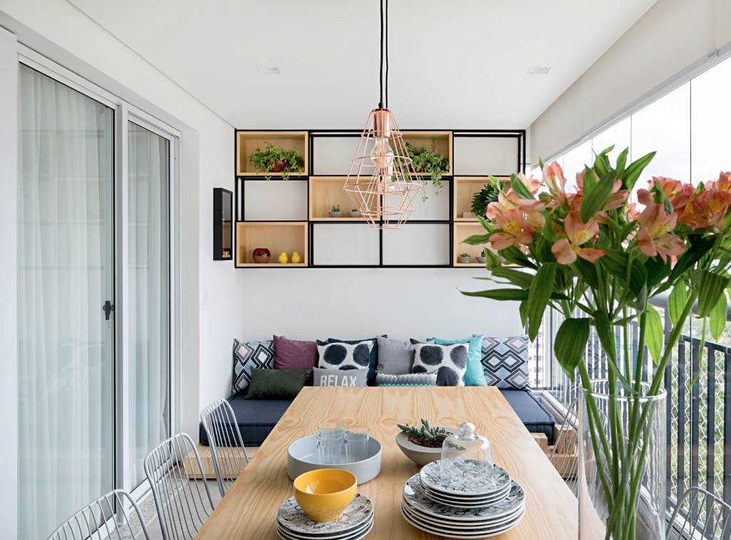 Apartamentos: 8 varandas gourmet coloridas