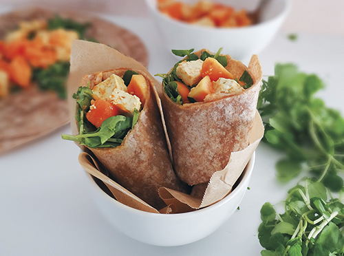 Receita de wrap saud&aacute;vel