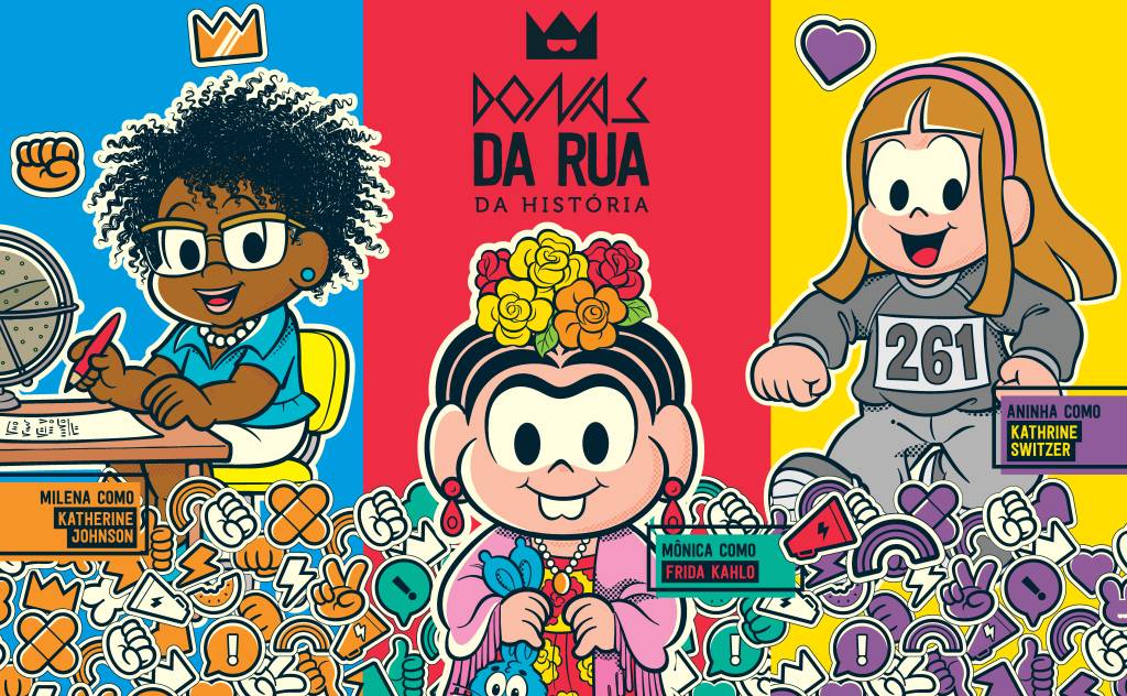 Mulheres inspiradoras viram personagens da Turma da Mônica em exposição