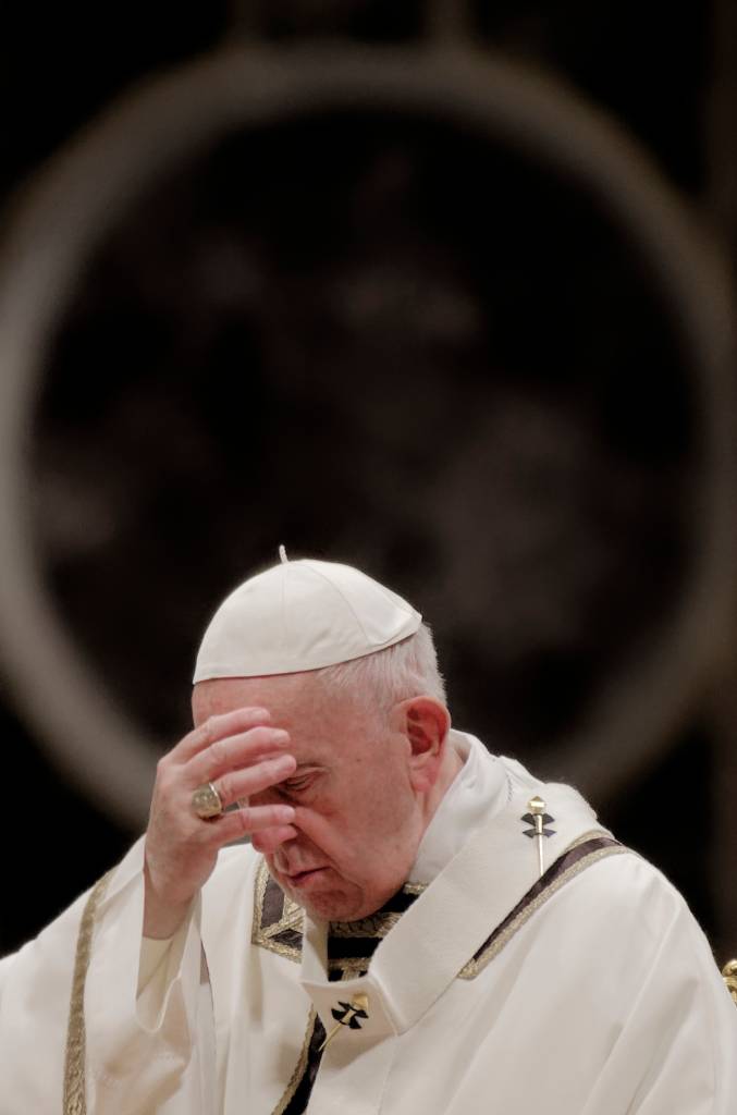 Pope Francis Celebrates Christmas Night Mass