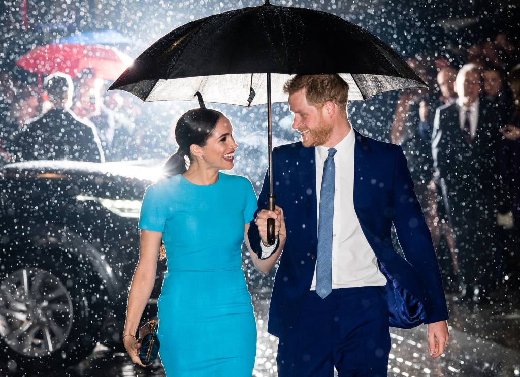 O casal príncipe Harry e Meghan Markle