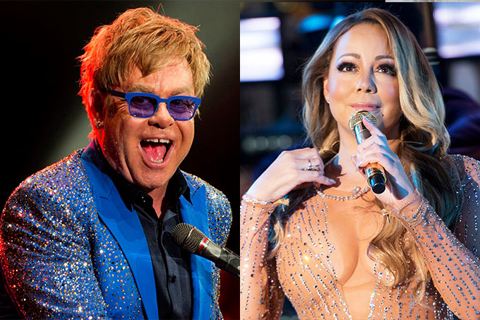 Elton John, Mariah Carey e artistas comandam live histórica em casa