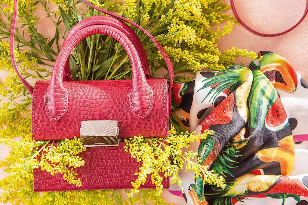 Os produtos desejo inspirados em flores e frutos