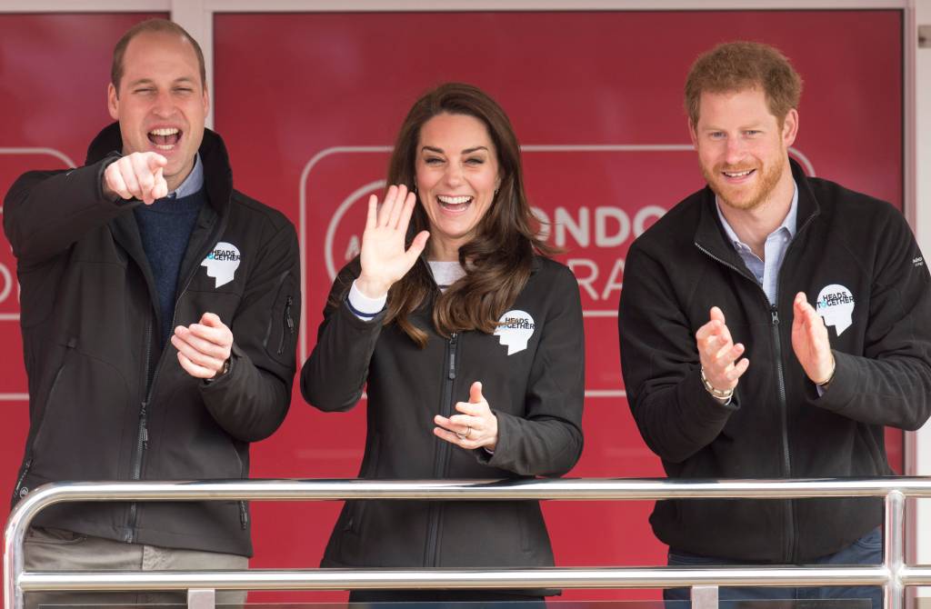 William, Kate e Harry