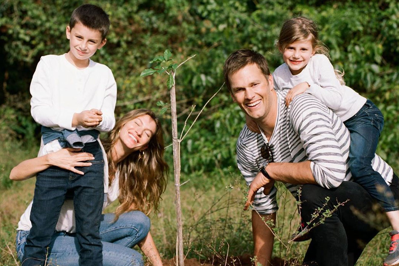 Gisele Bündchen planta 40 mil árvores em comemoração pelos seus 40 anos