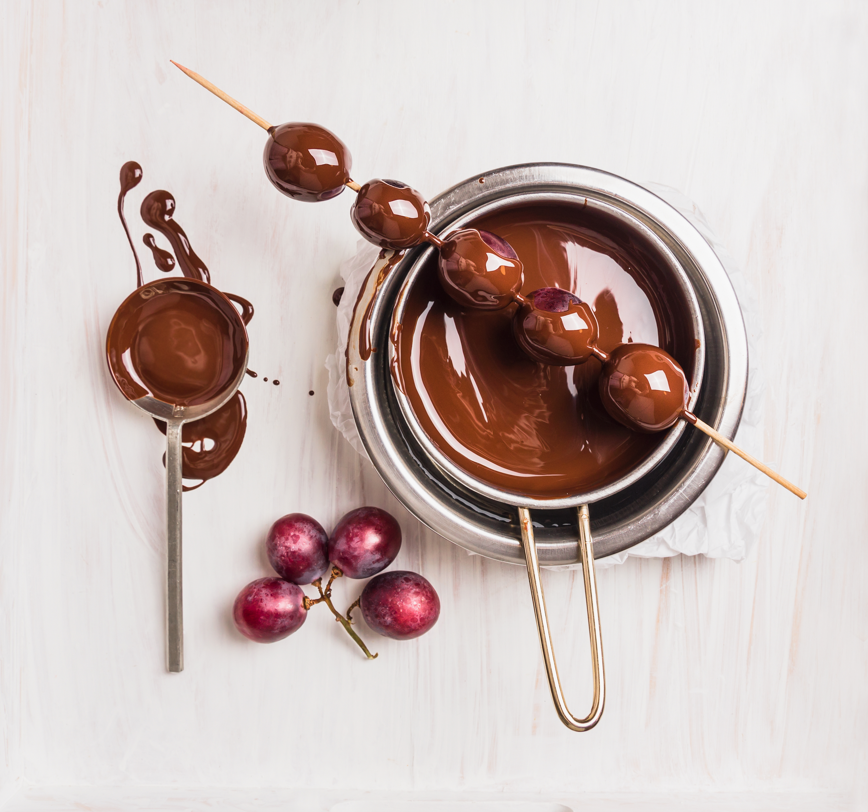 fondue de chocolate