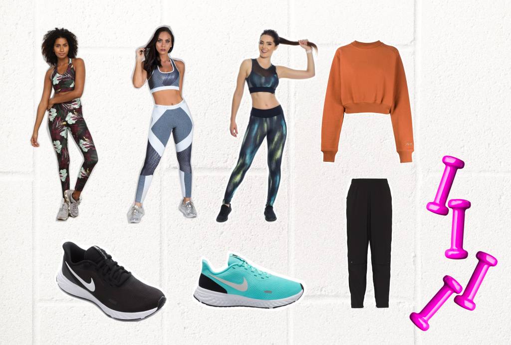 Peças de moda fitness perfeitas para quem está se exercitando em casa