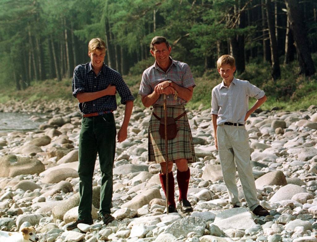 Principe Charles, Principe William e Principe Harry Principe Charles, Principe William e Principe Harry