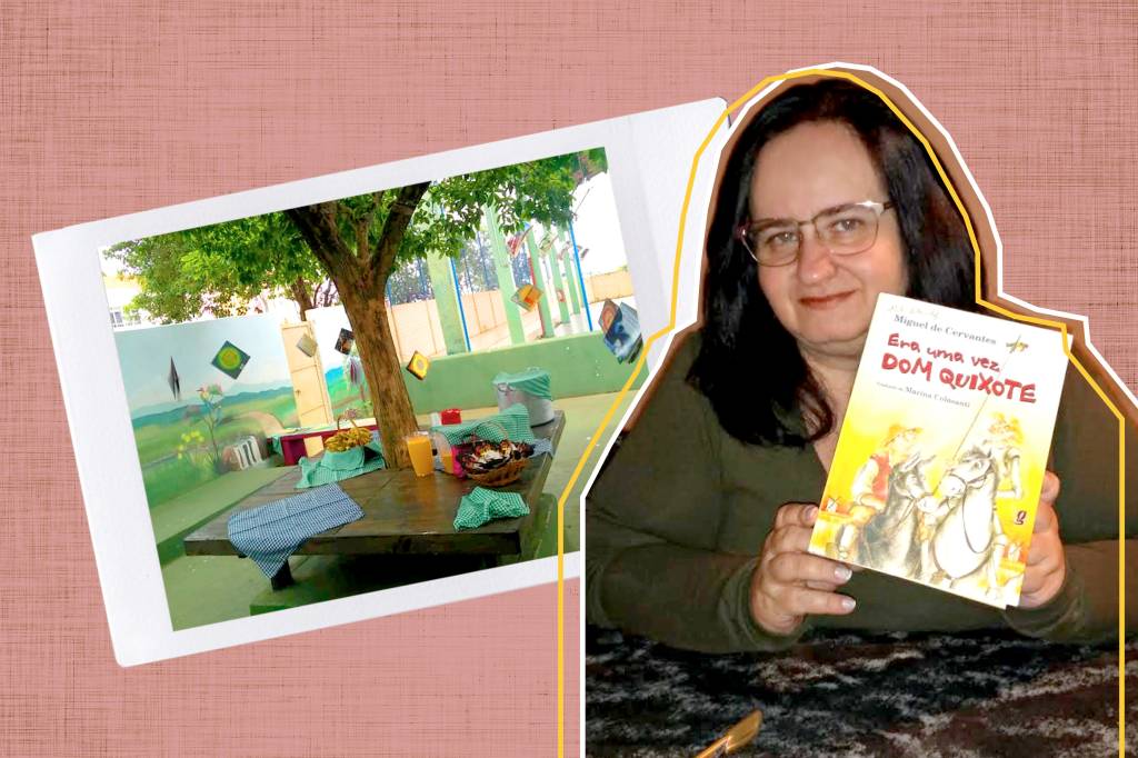 Professora cria “pé de livro” e vence o Prêmio Educador Nota 10