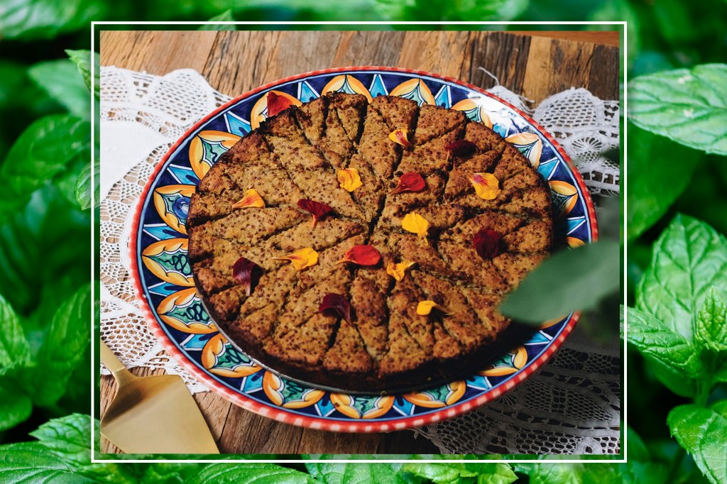 Quibe de lentilha rosa e quinoa vermelha