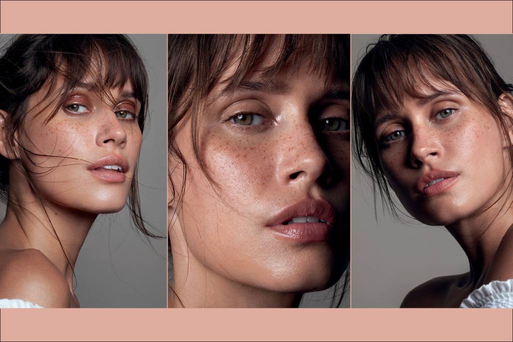 O efeito natural da dolphin skin, a pele iluminada, é perfeito para a make