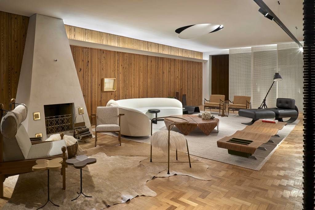 Sala da Lareira, por Carol Horta e Júlia Belisário – CASACOR Minas Gerais foto_ Jomar Bragança Sala da Lareira, por Carol Horta e Júlia Belisário - CASACOR Minas Gerais foto_ Jomar Bragança