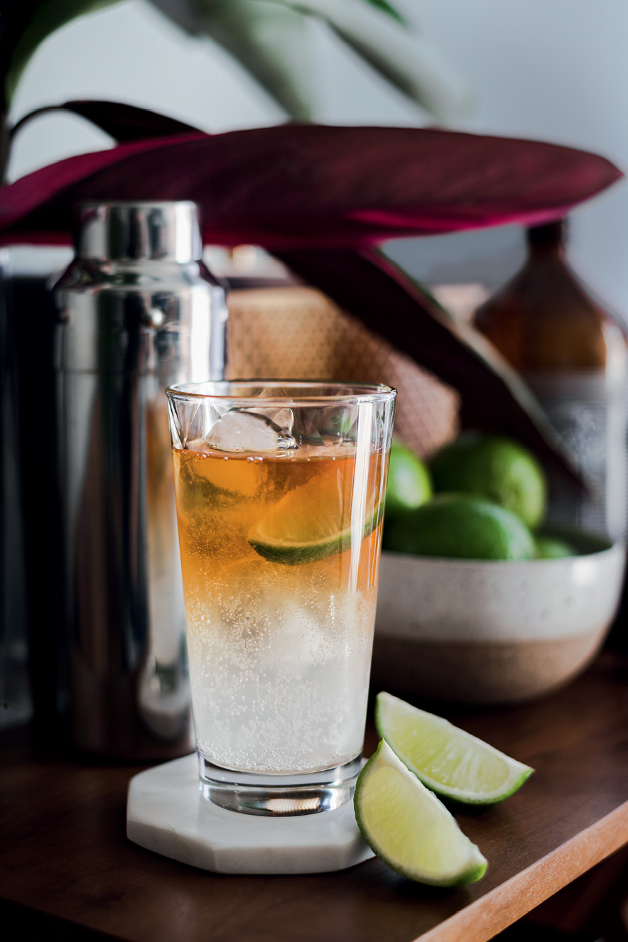 Drinque Dark’n’Stormy
