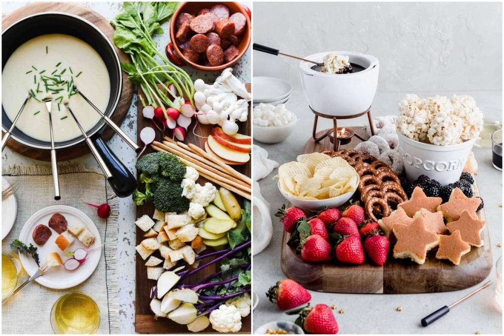 10 ideias diferentes para servir fondue