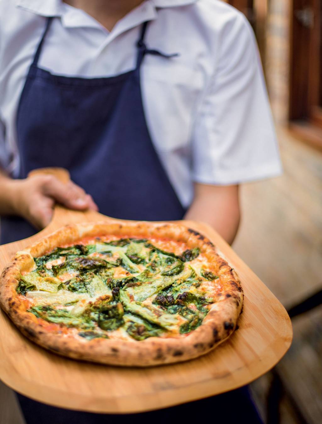 Pizza de escarola