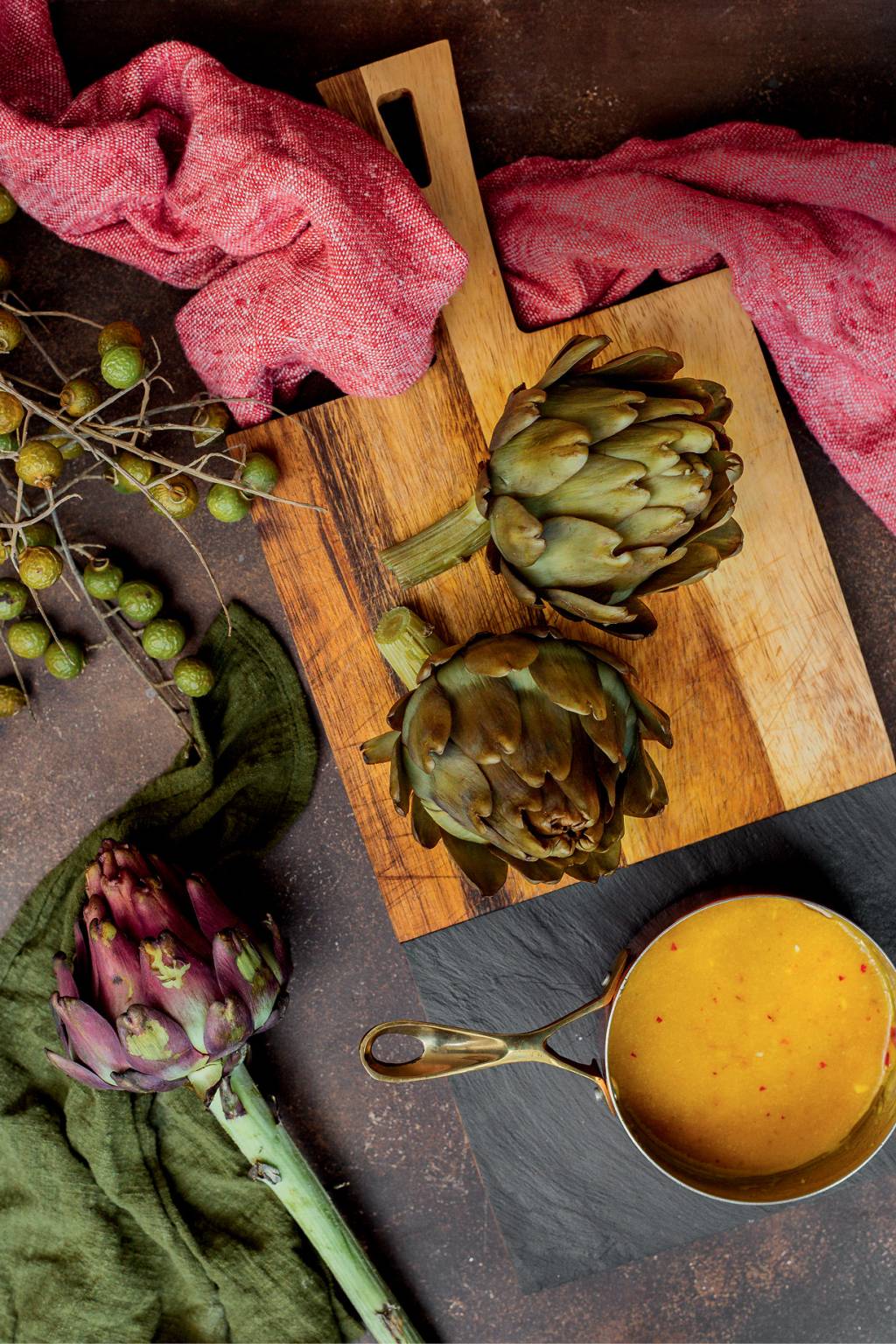 Alcachofra com Molho Trefois