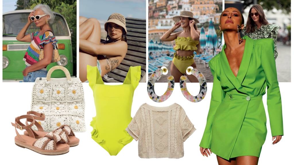 Moda primavera: estampas, babados, mangas bufantes e crochê