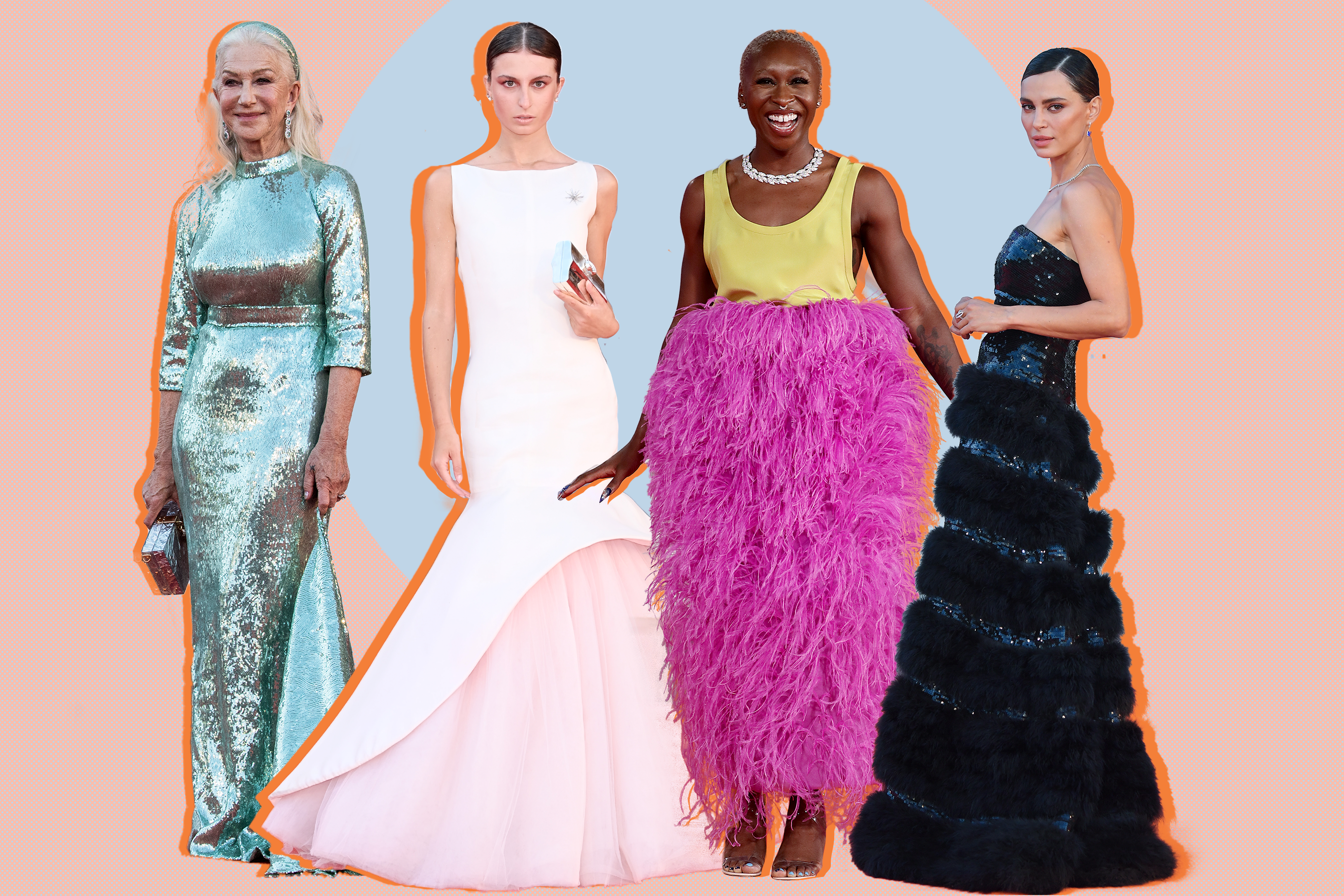 Quatro mulheres com looks luxuosos e diferentes no Festival.