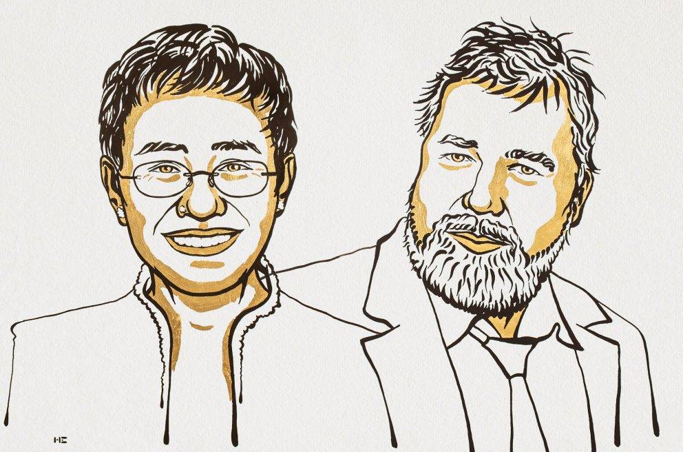 Quem são os jornalistas que conquistaram prêmio Nobel da Paz de 2021