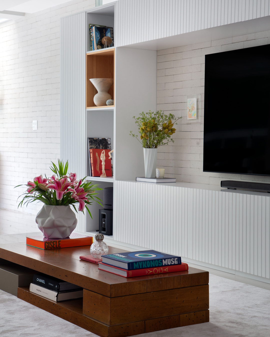 Estantes para a sala