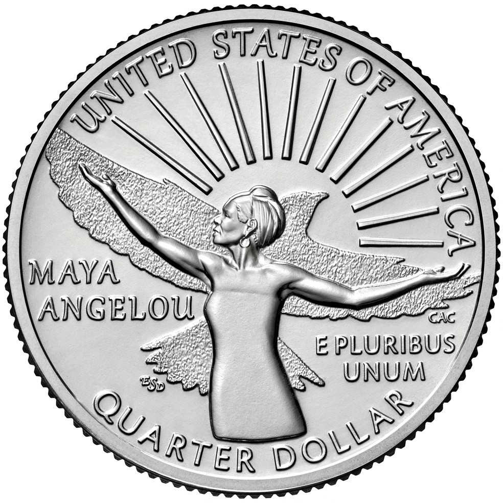 moeda moeda Maya Angelou