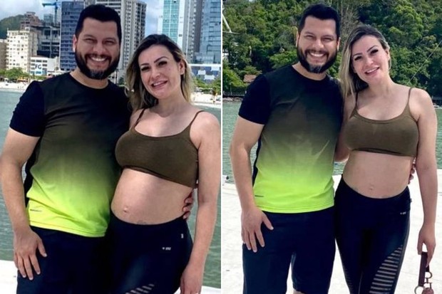 Andressa Urach e o marido, Thiago Lopes.